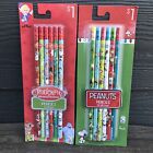 Rudolph Peanuts Christmas Pencils Teacher Supply Stocking Stuffers Goody Bag x12