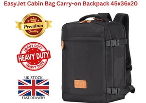 Easyjet Approved Cabin Bag 45x36x20, Backpack Under Seat Baggage, Travel Luggage - Picture 1 of 11