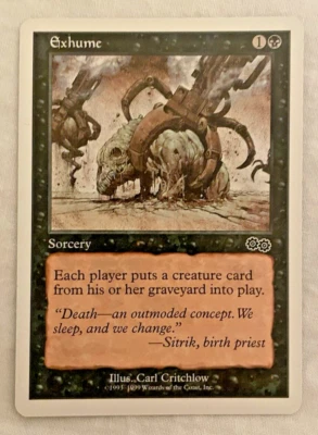 1x Exhume - Battle Royale - MTG Magic the Gathering - NM - Image 1 of 2
