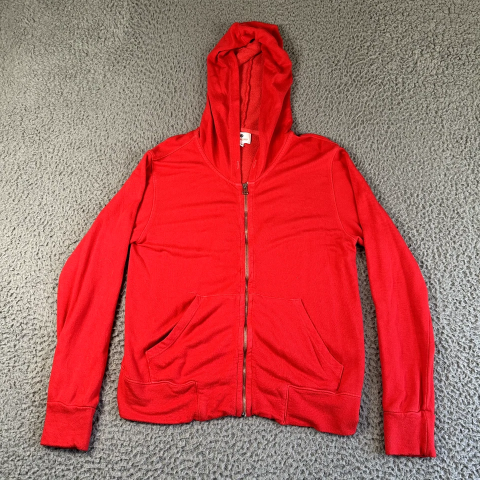Sudadera con Capucha Sundry Para Mujer 1 Pequeña Roja Cremallera Completa Atletismo Hecha en EE. UU. Foto 1 de 4