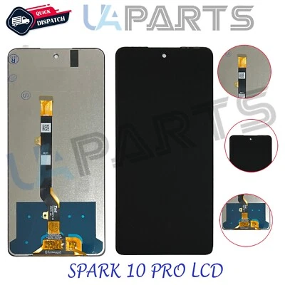 UA PARTS Für Tecno Spark 10 Pro KI7 6,8" LCD Display Baugruppe Touchscreen Digitizer