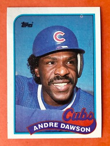 1989 Topps Andre Dawson #10 Baseball Card Chicago Cubs (ROY/MVP/HOF)