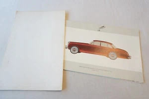 Catálogo folleto coche Bentley Continental S2 años 50 RGC - Imagen 1 de 6