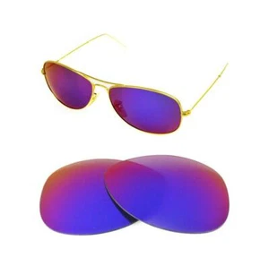 NEW POLARIZED CUSTOM LIGHT +RED LENS FIT RAY BAN CARAVAN RB3362 COCKPIT 59mm SUN - Picture 1 of 5