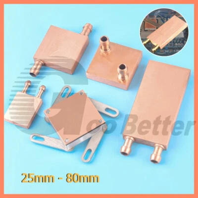 Copper Water Cooling Block For PC CPU GPU Liquid Water Cooler Heat Sink System - Image 1 of 4