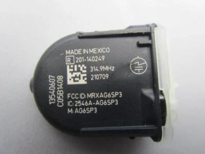 Sensor de presión de aire de neumáticos TPMS genuino OEM GMC Chevy Buick Cadillac 13540607 Foto 1 de 4