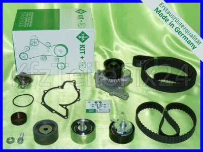 Zahnriemen Satz Wasserpumpe Thermostat INA VW Passat Audi A4 A6 Skoda 2.5 TDI V6 - Bild 1 von 3