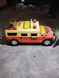 2000 Hasbro Tonka Fire Rescue Hummer w/Lights, Sounds - Picture 1 of 5