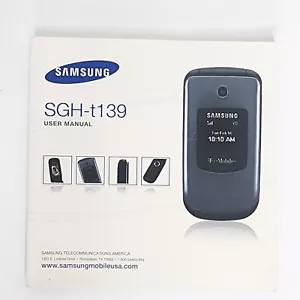 NEW Samsung SGH-T139 Cellular Phone User Manual / User Guide - Picture 1 of 1
