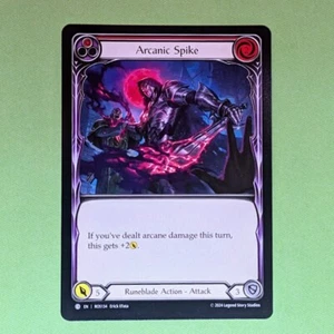Flesh and Blood Rosetta Arcanic Spike 134 Red Non Holo - Picture 1 of 2
