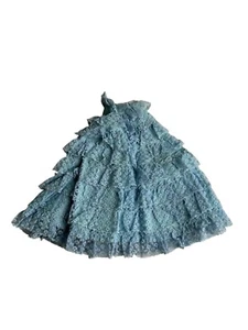 Vestido Muñeca Gilamouretti Vintage Muñecas Francesas y Alemanas Cintura Caída Encaje Eduardiano - Imagen 1 de 7