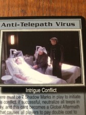 BABYLON 5 CCG CARD NEAR MINT CONDITION RARE ANTI TELEPATH VIRUS PSI CORPS