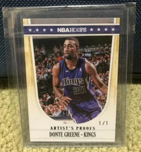 2011-12 Hoops #210 Donte Greene Black Artist’s Proof First Panini’s True 1/1 - Picture 1 of 2