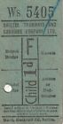 Bell Punch Ticket. Bristol Tramways and Carriage Co. Ltd. Kind 1d F..
