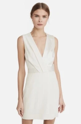 RARO Nuevo Vestido Dion Lee Pivote Cortina Mini Marfil Playa Boda Cóctel PVP $690 Foto 1 de 4