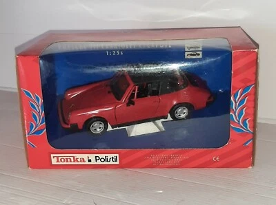 PORSCHE 911 CABRIOLET C/CAPOTE TONKA POLISTIL SCALA 1:25  - Immagine 1 di 4