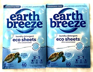 Hojas de detergente ecológico Earth Breeze sin fragancia, 120 cargas, envío gratuito - Imagen 1 de 10