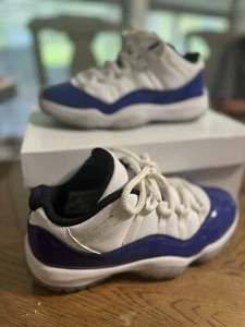 Size 6 - Nike Air Jordan XI 11 Retro Low Concord Sketch AH7860-100 Womens (O8) - Picture 1 of 6
