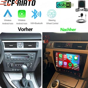 DAB+ 4+64GB Android 15 Autoradio Navi Wireless Carplay für BMW E90 E91 318i 320d - Bild 1 von 15