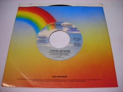 w SLEEVE Lynyrd Skynyrd Sweet Home Alabama / Saturday Night Special 1980 45rpm - Image 1 of 2