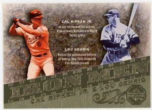 Cal Ripken Jr. Lou Gehrig 2007 Upper Deck #IM11 Iron Man Baseball Card - Picture 1 of 2