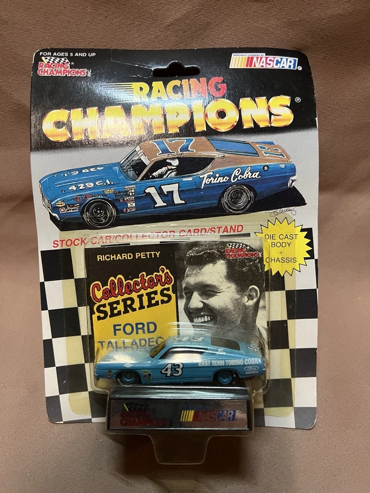 1991 Richard Petty #43 Plymouth NASCAR by Racing Champions Diecast 1 64
