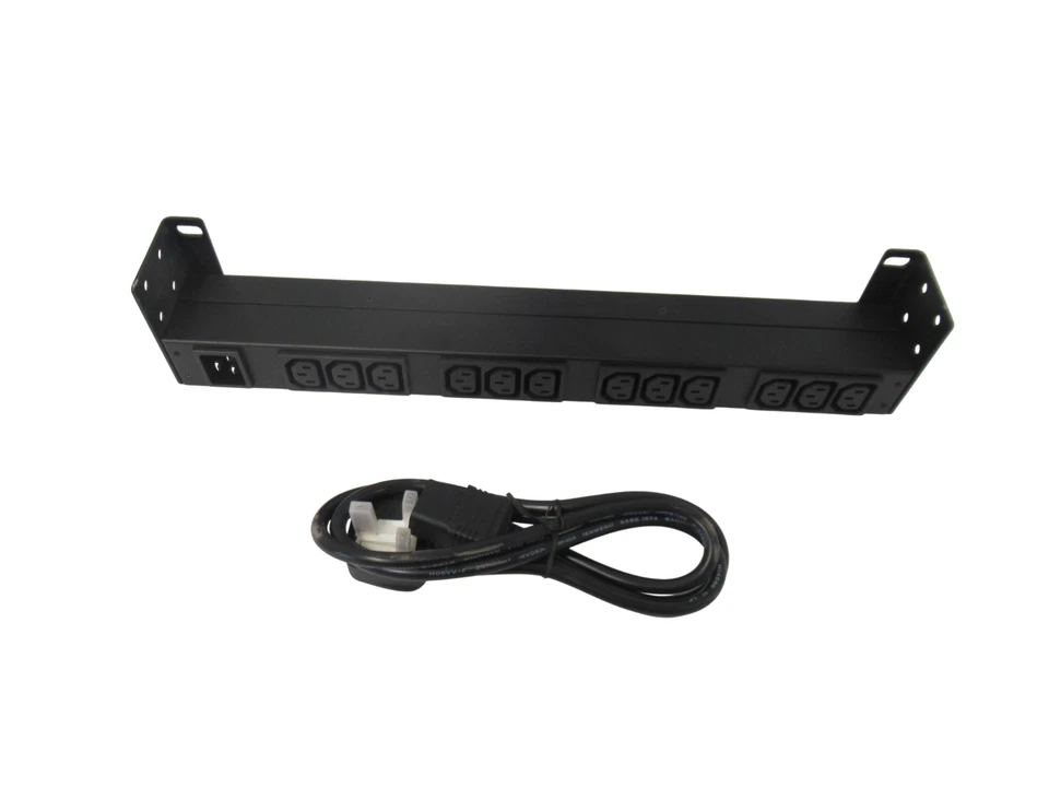 APC AP9565 IEC C13 12 Gang Power Distribution Unit 2.5m Cable 16A 100 - 240V - Image 1 of 4