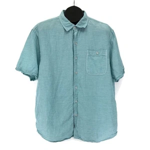 Tommy Bahama Linen Blend Button Down Shirt Men's XL Gingham Woven Casual Summer - Picture 1 of 10