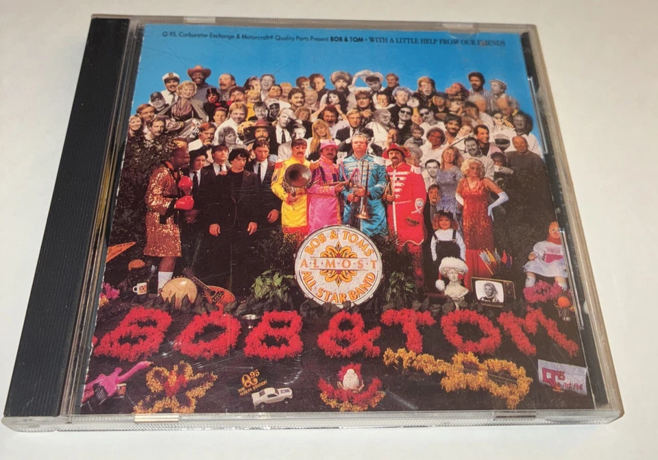 Bob & Tom - With A Little Help From Our Friends - A Comedy CD From 1989, Q95 - Imagem 1 de 4