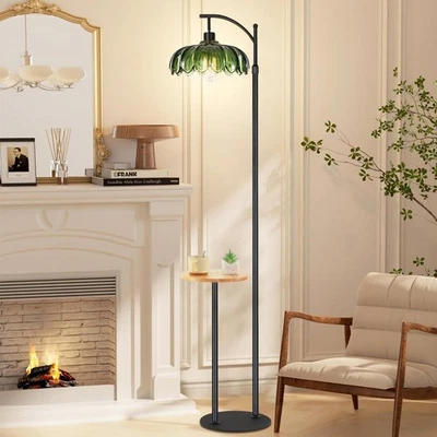 Floor Lamp for Living Room Bedroom Boho Rattan with Remote Standing Lamp Dimm... - Image 1 of 4