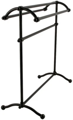 Kingston Brass CC229 Vintage 4 Bar Towel Stand - Black - Image 1 of 4