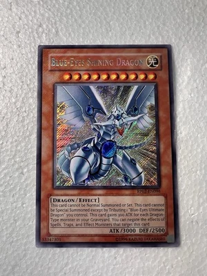 Blue-Eyes Shining Dragon RP02-EN096 Retro Pack 2-Unlimited Edition 2009 Print - Image 1 of 4