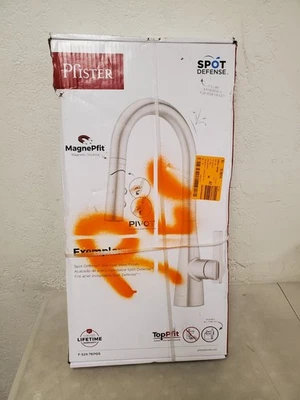 Pfister Exemplar 1-Handle Pull Down Sprayer Kitchen Faucet in Stainless Steel - Image 1 of 4