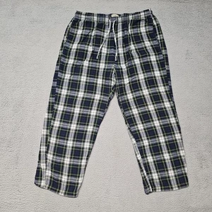 LL BEAN Hose Herren Large Pyjama Scotch Tartan kariert Flanell PJ Baumwolle grün - Bild 1 von 18