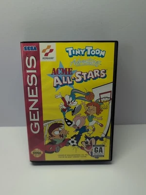 Tiny Toon Adventures: Acme All-Stars Sega Genesis CIB w. Manual Tested READ - Image 1 of 4
