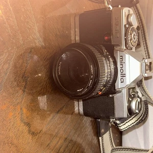 Minolta XG-2 35mm SLR film camera with a Minolta MD Rokkor 50mm f/1.4 lens. - Picture 1 of 8