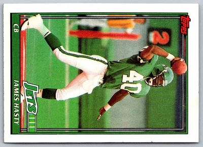1990 Topps James Hasty #480  Football Card - Image 1 of 2
