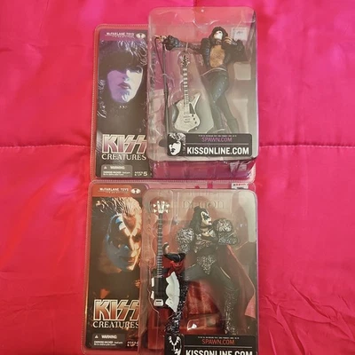 NUEVO McFarlane Toys KISS Creatures Starchild & The Demon Figura Lote de Dos Foto 1 de 4