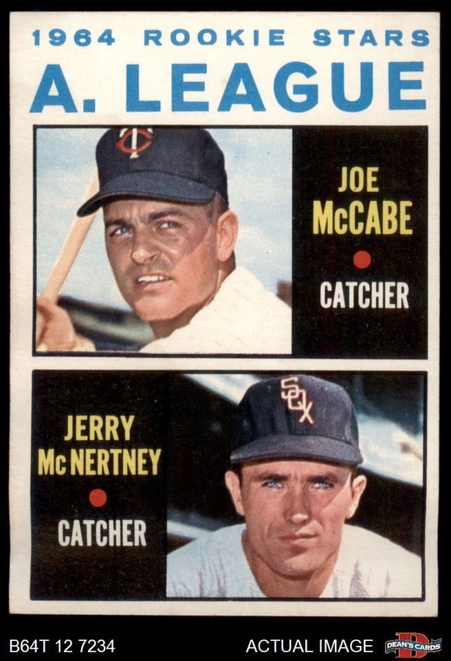 1964 Topps #564 Jerry McNertney American League RCs Twins / White Sox 4 - VG/EX - Image 1 of 1