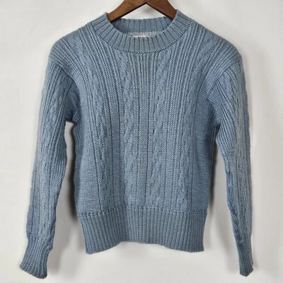 Suéter Tejido Lana Jantzen Años 40 De Colección Talla 17 Azul Claro Hecho en EE. UU.  Foto 1 de 4