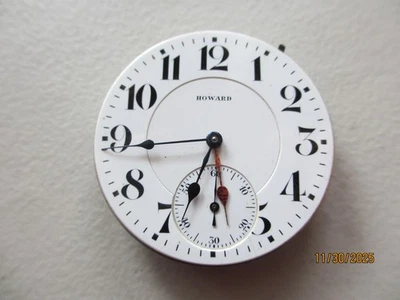 Movimiento reloj bolsillo 1910 E HOWARD & CO GRADO SERIE 10 MODELO 1907 16S 21J Foto 1 de 2