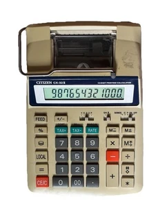 Citizen CX-32 II Calculatrice Vintage Retro / 12 Digit Printing Calculator - Photo 1/4