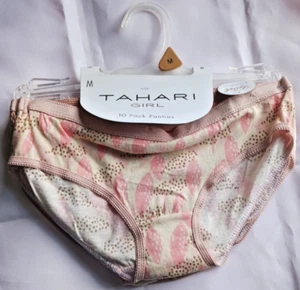 Tahari Girls 10 Pack Panties Size Medium New - Picture 1 of 4