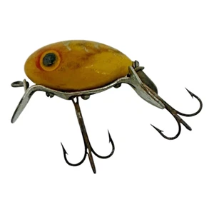 Fred Arbogast Hula Dancer Fishing Lure Yellow 50s/60s FAIR CONDITION Vintage - Picture 1 of 6