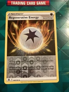 Pokemon SWSH SILVER TEMPEST REGENERATIVE ENERGY 168/195 UNCOMMON REVERSE-NM - Picture 1 of 2