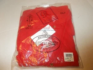 New Mens Size 2XLT Real Work Wear Authentic Union Suit Red Unionsuit 100% Cotton - Picture 1 of 2