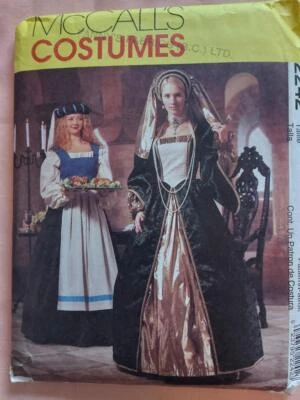 McCall's 2242 Misses' Renaissance Costume Pattern Size 10-14 - Image 1 of 2