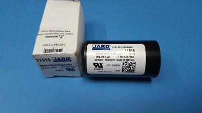 Capacitor, 11915, JARD, 189-227 UF/MF, 110-125 VAC, MOTOR START CAPACITOR