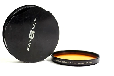 BESELER TOPCON 77MM O2 ORANGE CAMERA LENS FILTER (MINTY) - Image 1 of 3