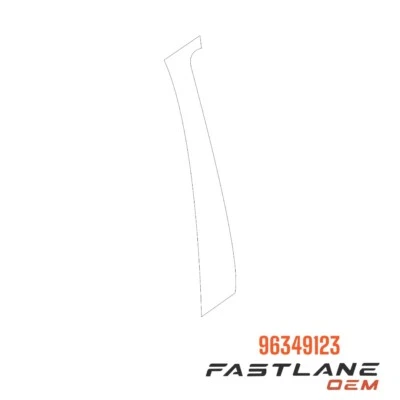 2005-2011 CHEVROLET AVEO PASSENGER SIDE REAR DOOR BLACKOUT TAPE NEW OEM 96349123 - Изображение 1 из 4